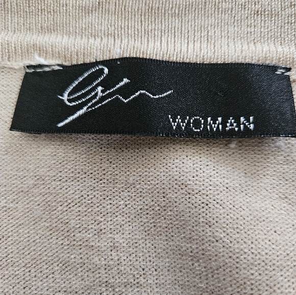 Cyr Tan Wrap No Button Cardigan - Size 2X - EUC - Picture 3 of 8